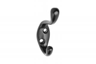Agatatoare cuier MALAGA B0 20x84 mm, negru mat
