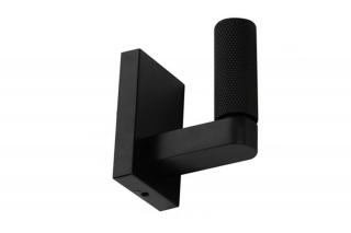 Agatatoare cuier VIENA 70x48 mm, negru mat