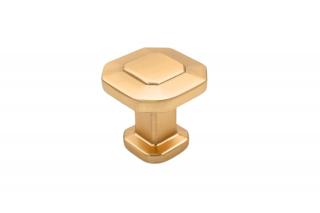 Buton mobila BERLIN 30x28 mm, brushed gold