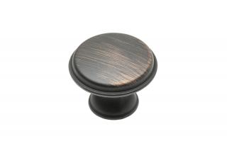 Buton mobila CENTO 28x20.5 mm, cupru antichizat