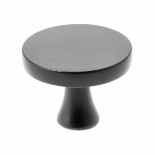 Buton mobila DUNE 33x26 mm, negru mat