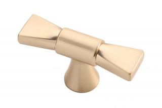 Buton mobila FIRENZE 60x30 mm, brushed gold