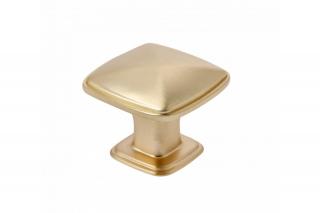 Buton mobila POINT 30x24 mm, brushed gold