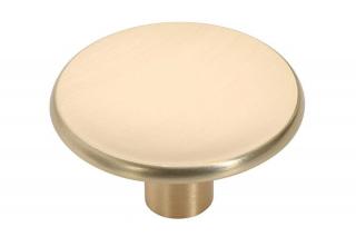 Buton mobila ROUND 39x20 mm, brushed gold