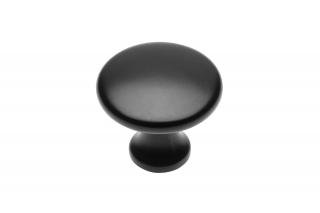 Buton mobila UDINE 29x25 mm, negru mat