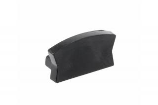 Capac lateral profil aplicat banda led MINI Low, negru mat - 10 buc.
