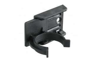 Clips plinta DPA, plastic, negru