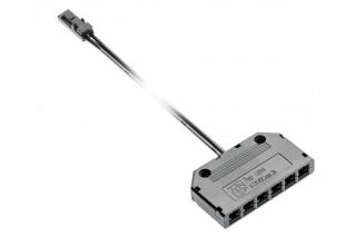 Conector banda led 6 prize Mini Amp, 6-24V, max. 3A, cablu 2 ml inclus