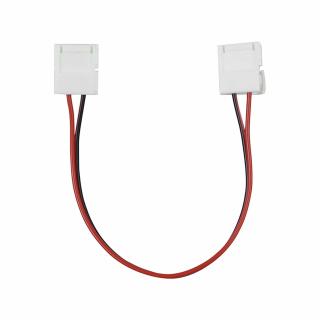 Conector dublu banda LED 8 mm, cablu 15 cm
