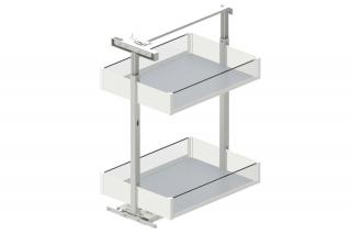 Cos jolly 300 mm Maxima PURO, soft-close, 12 kg, sticla + metal