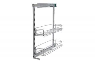 Cos jolly GD43 corp mobilier 300 mm, glisiera bile soft-close, crom
