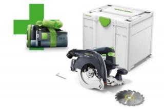 Fierastrau circular manual HKC 55 EB-Basic + acumulator BP 18 Li 5,0 ASI GRATUIT