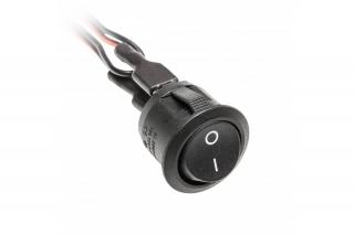 Intrerupator ON OFF pentru banda led, negru mat