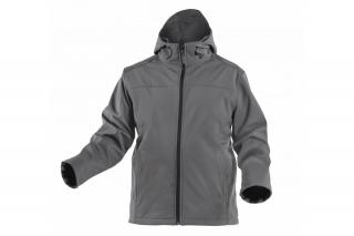 Jacheta cu gluga INN, softshell, gri, 2XL