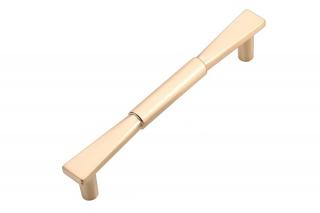 Maner mobila FIRENZE 128 mm, brushed gold