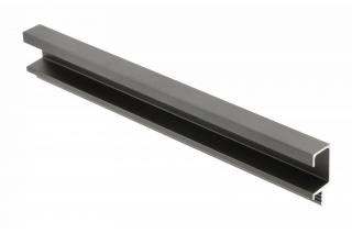Maner profil C 3.5 m, negru