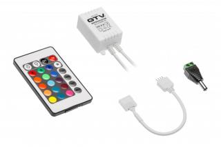 Mini controller RGB cu telecomanda pentru banda led, max. 72W, IP 20