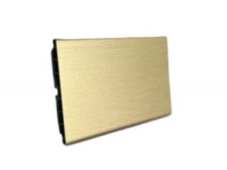 Plinta dreapta PVC H150 mm, 4 m, auriu