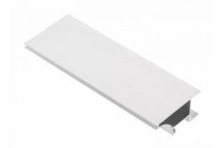 Profil aluminiu banda led GLAX pentru margine, 3 ml, pal 18 mm, alb mat