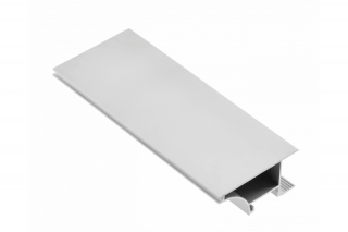 Profil aluminiu banda led GLAX pentru margine, 3 ml, pal 18 mm, gri