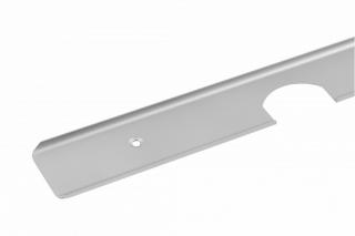 Profil aluminiu imbinare colt pentru blat, 38x630 mm, gri