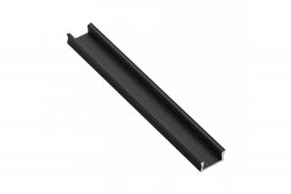 Profil aplicat banda led MINI Low, 2 m, negru mat