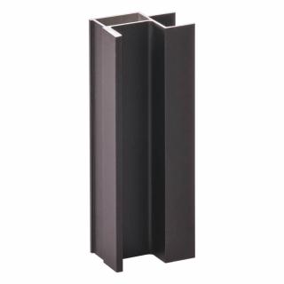 Profil maner ADOOR EASY U-18, 2.7 m, pal 18 mm, negru mat