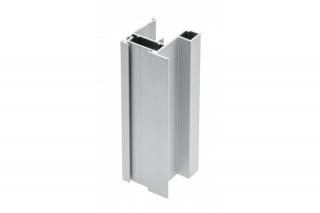 Profil maner aluminiu NERO usa culisanta, 2.7 ml, pal 18 mm, gri