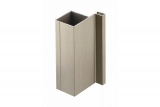 Profil maner vertical de margine VELLO TJ, 3 m, inox