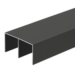 Sina dubla superioara ADOOR PLUS  EASY, 3 m, negru mat