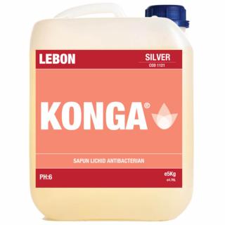 Sapun lichid antibacterian Konga Silver 5 L