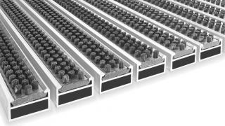 Stergator aluminiu de intrare 17 B mm Perie