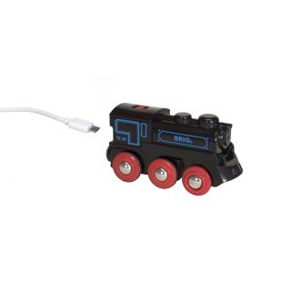 Brio - Locomotiva Reincarcabila Cu Cablu Usb