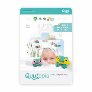 Broscutele simpatice, set creativ de baie, Quut Toys