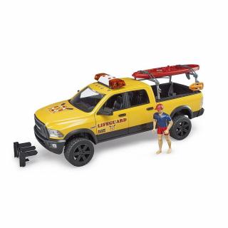 Bruder - Masina Lifeguard Ram 2500 Cu Figurina Si Caiac