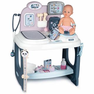 Centru de ingrijire pentru papusi Smoby Baby Care Center cu papusa si accesorii