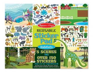 Colectia de abtibilduri reutilizabile Habitate Melissa and Doug