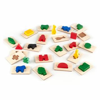 Feel  Find 3D, joc tactil de potrivire, Guidecraft