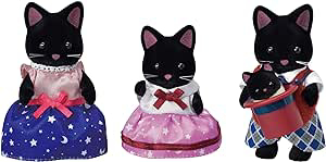 Figurine Sylvanian Families-Familia Pisicutelor Negre