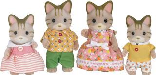 Figurine Sylvanian Families-Familia Pisicutelor Vargate