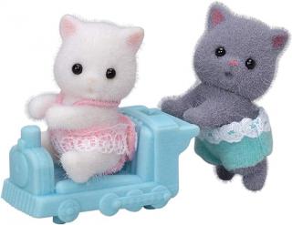 Figurine Sylvanian Families-Gemenii Pisicute Persane