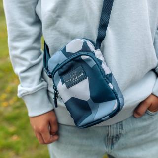 Geanta Crossbody,Blue Camo