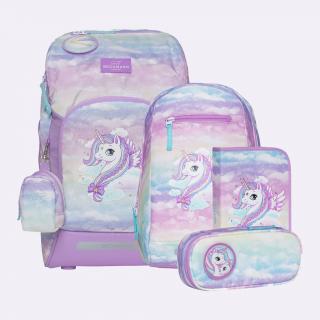 GHIOZDAN, RUCSAC ERGONOMIC CU PERNA DE AER, SET ACTIVE AIR FLX 6 PIESE, UNICORN