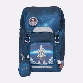 Ghiozdan, rucsac ergonomic pentru scoala, Clasic Maxi, Space Mission