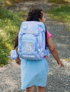 Ghiozdan, rucsac ergonomic pentru scoala, Clasic, Unicorn Princess Ice Blue