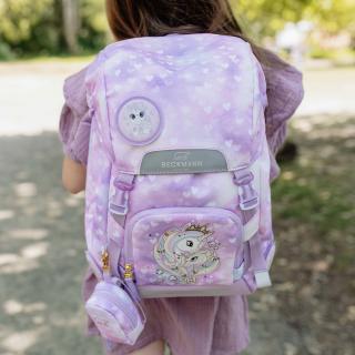 Ghiozdan, rucsac ergonomic pentru scoala, Clasic, Unicorn Princess Purple