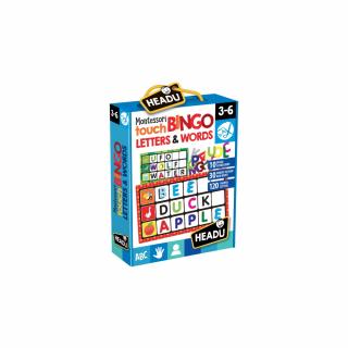 Headu Montessori - Joc Bingo Atingeti Imagini Si Cuvinte