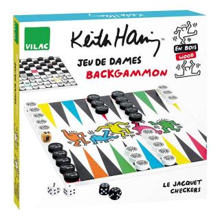 Joc de dame   backgammon - Keith Haring
