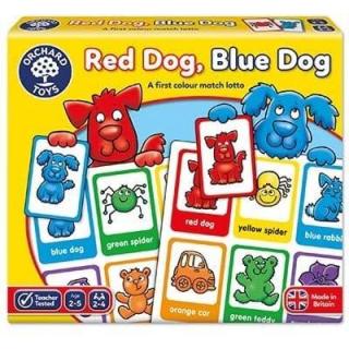 Joc educativ loto in limba engleza Catelusii RED DOG BLUE DOG