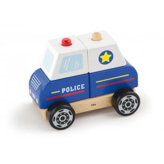 Jucarie copii Masina de politie de stivuit, Viga